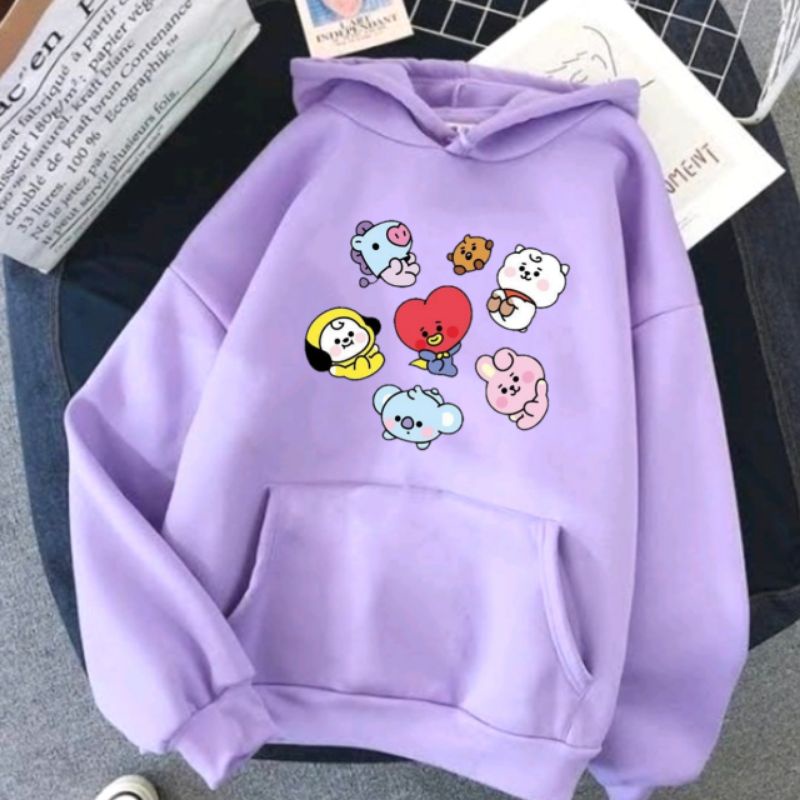Wirles sudadera con capucha ninas 6 10 anos BT21 sueter BTS ninas