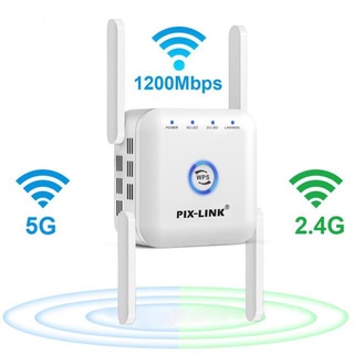 Repetidor De Señal Wifi Punto De Acceso 5g De 1200mbps