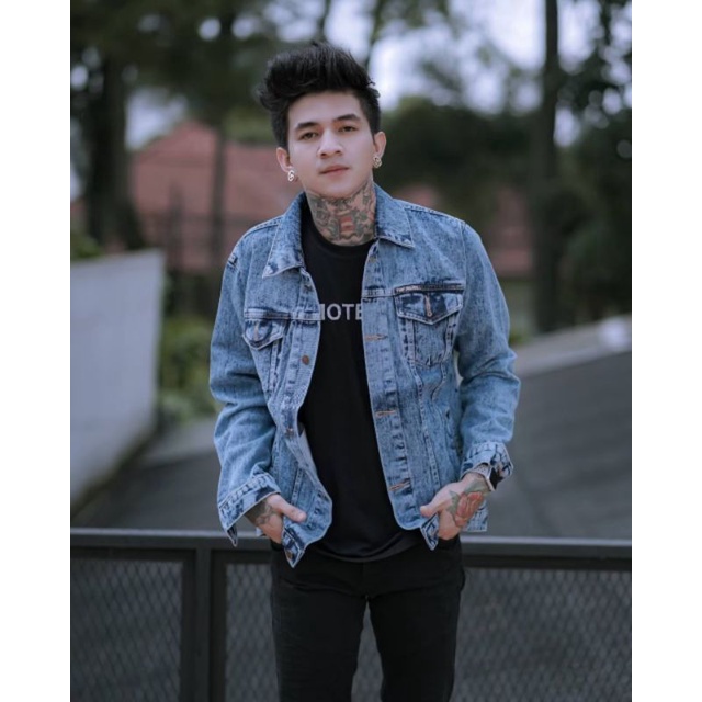 Levis chaqueta jeans de mezclilla para hombre M L XL Shopee Colombia