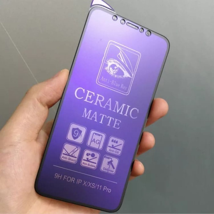 Cristal Templado Completo Anti Blue-Ray para Xiaomi Redmi Note 12