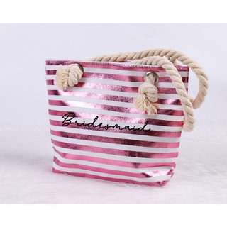 Bolsos personalizados de la dama de honor / bolsas de dama de honor /  bolsas de la boda / bolsas de tote personalizados / bolsas de mano  personalizadas / flores rosas bolso
