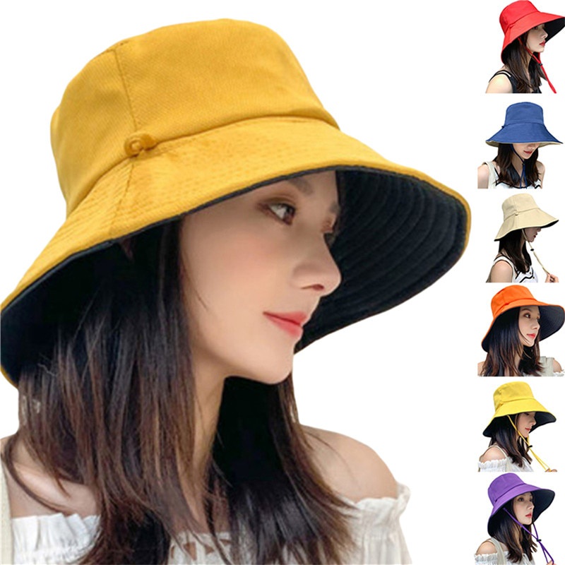 Sombrero de pescador Gorra de pescador Casual Verano Viseras anchas Gorras  para el sol Mujeres Sombrero