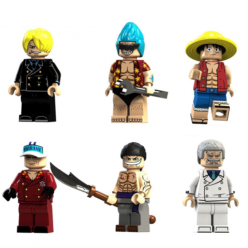 One Piece 】Building Block Toys Compatible Lego Minifigures Luffy ...