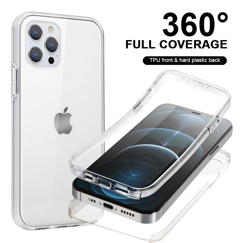 iPhone SE (2020) El caso de parachoques de TPU de silicona caso de