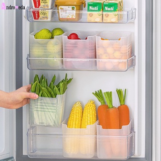 Comprar Organizadores de cajones para refrigerador de cocina, estante de  almacenamiento de partición de refrigerador retráctil, caja de soporte para  estante de refrigerador de plástico para verduras y frutas