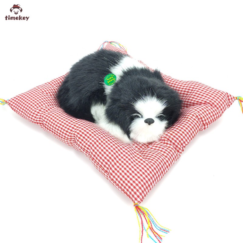 Simulación Animal Muñeca Peluche Dormir Perro Juguete Con Sonido