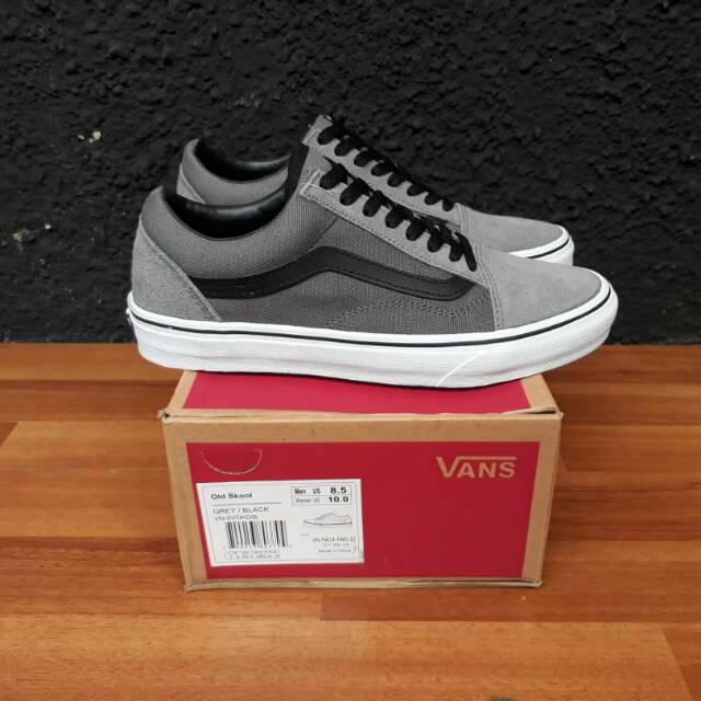 Zapatos vans hotsell grises originales