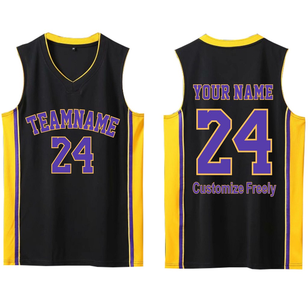 Nombre Personalizado Número Jersey NBA Hombres Camisetas De Baloncesto Los  Angeles Lakers 23James 24 Kobe Bryant Personalizar Uniforme