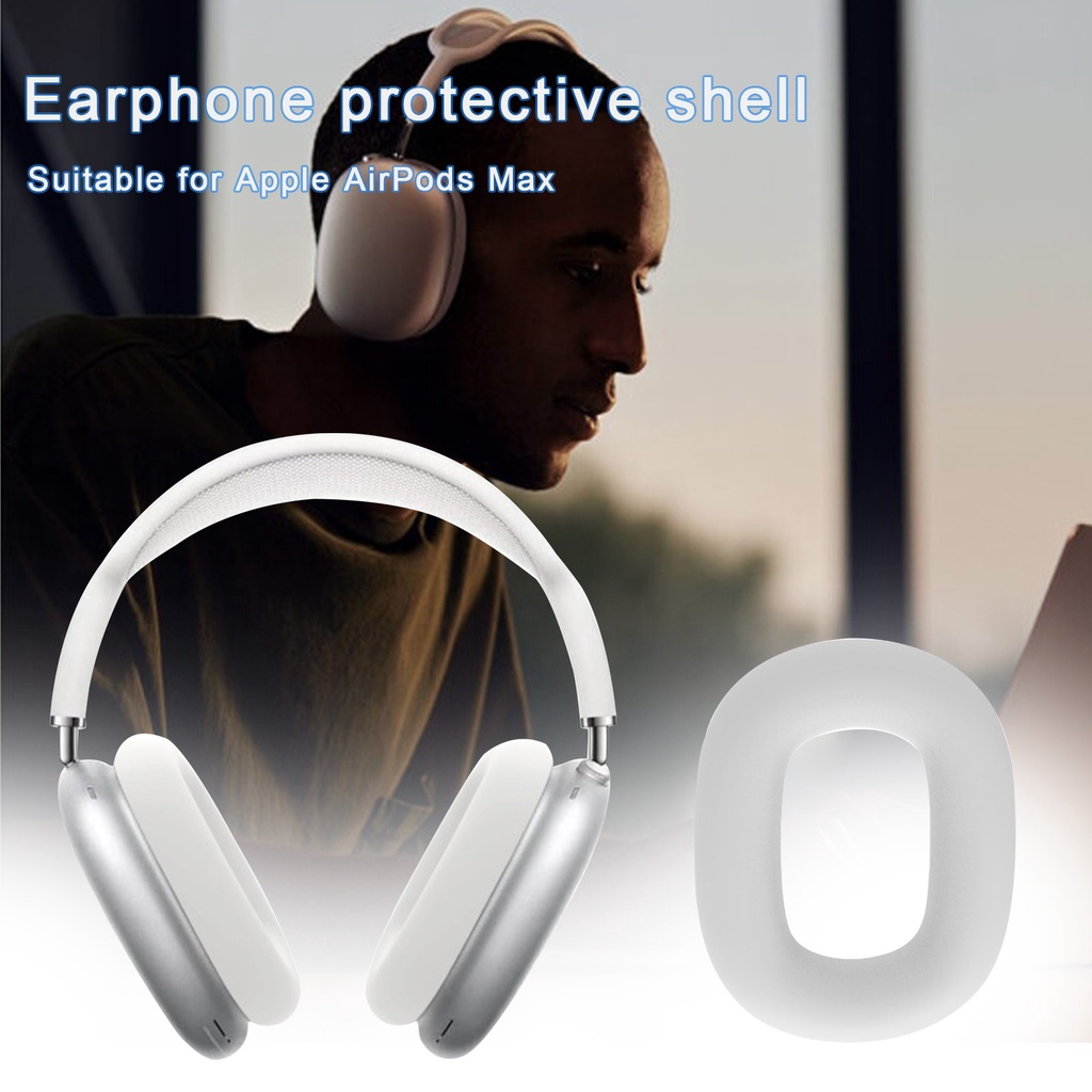 Funda de silicona 3 en 1 compatible con auriculares Apple Airpods Max,  funda antiarañazos para las orejas y diadema compatible con Apple Airpod  Max