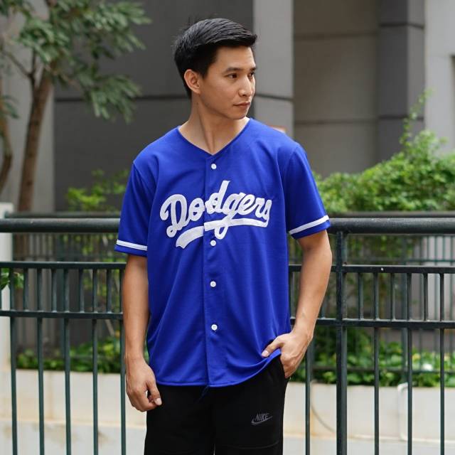 Camisa dodgers online azul