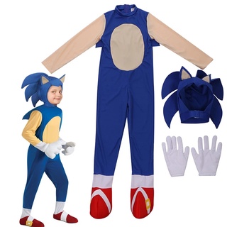 Disfraz Sonic Para Niño Excelente Calidad.