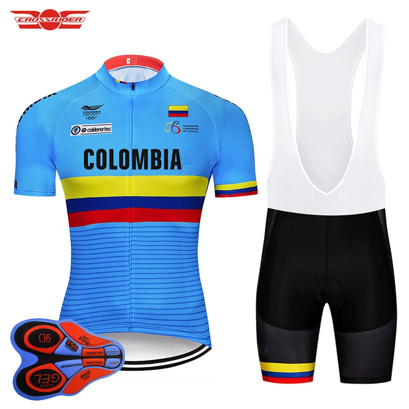 UNIFORME CICLISMO COLOMBIA MASCULINO 