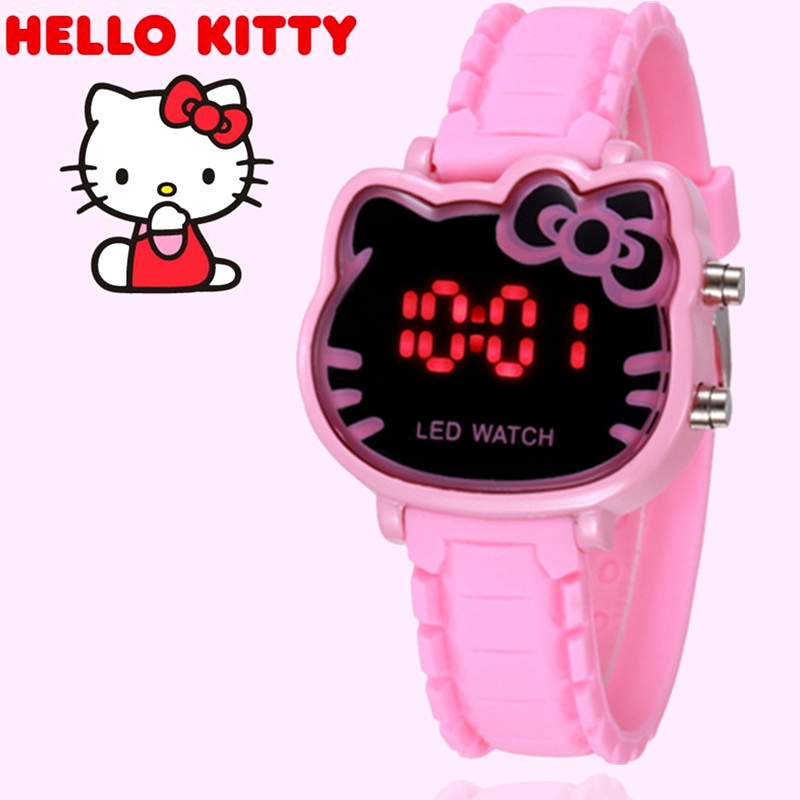 Reloj digital hello kitty sale
