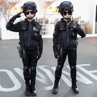 Comprar Traje de disfraz militar de policía uniforme de fuerzas especiales  del equipo SWAT para hombres adultos