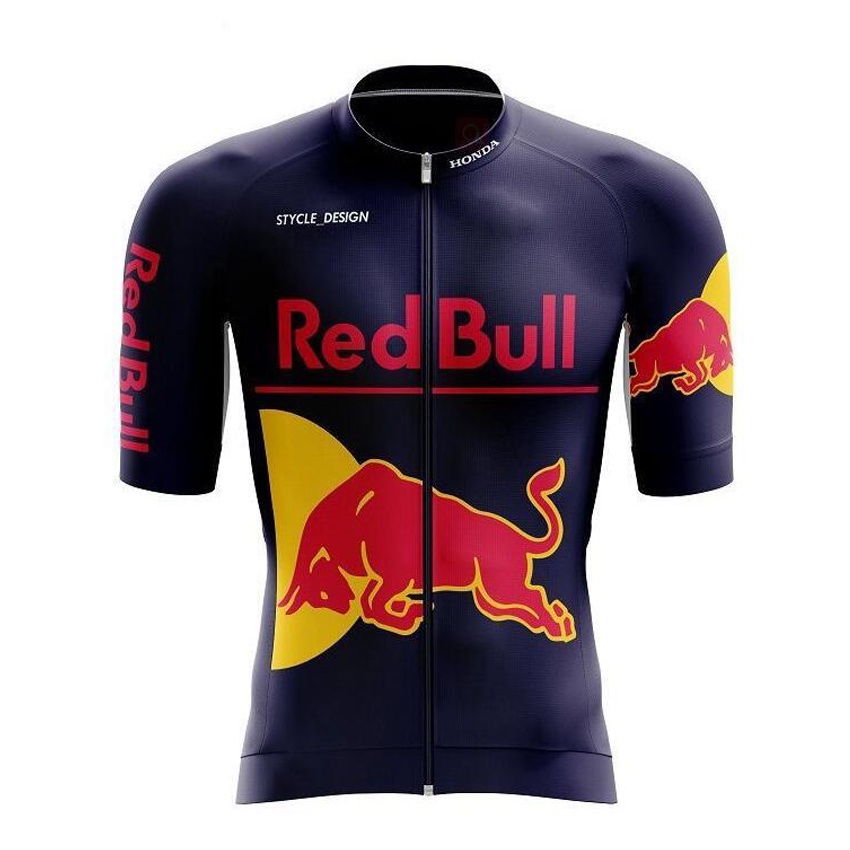 Red bull Jersey De Ciclismo De Verano Transpirable Masculino Manga