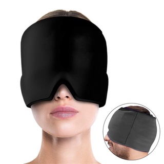  Gorra para el dolor de cabeza para migraña, gorra de alivio del  dolor de cabeza con ajuste de 360°, doble pieza de gel para aliviar el  dolor de cabeza, para migraña