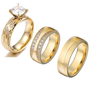 Anillos de matrimonio online 3 piezas