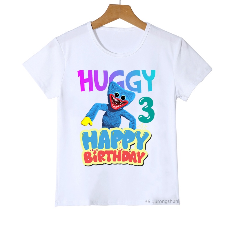 Camiseta infantil 3d poppy playtime hagi wagi eu vou pegar você
