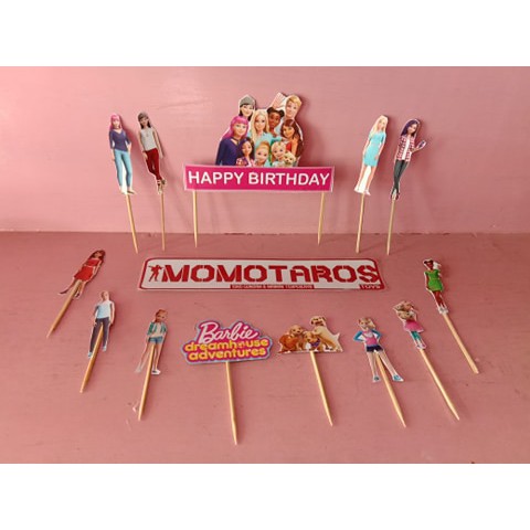 Barbie dream house adventure cake Topper set Shopee Colombia