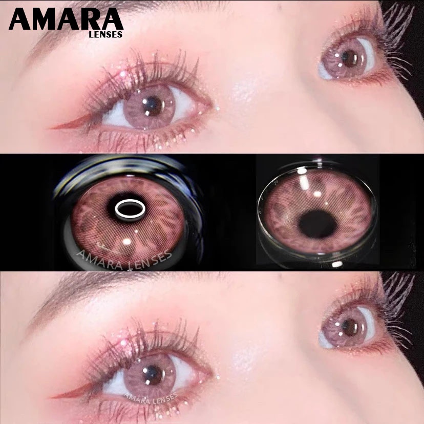 lentes de contacto amara 1 par de lentes de contacto de color de la serie  brazilgirl lentes de color cosméticos