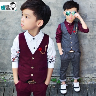 Traje para niño elegante hot sale