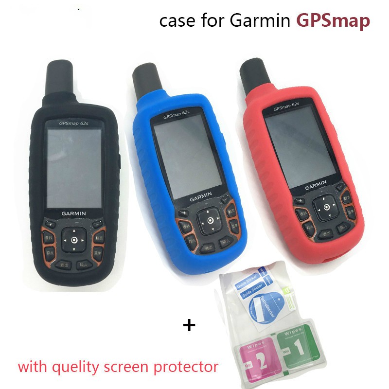 Para Garmin Edge 830 530 GPS Funda De Gel De Sílice Antideslizante Y 2PCS  Película De Vidrio Templado Transparente