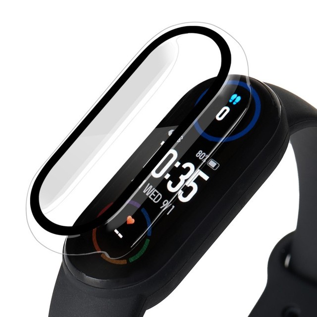Funda Para Xiaomi miband mi band 9 8 7 6 5 4 3 Dura De PC Protector De Pantalla De Vidrio Templado Delgado HD Antiaranazos Shopee Colombia