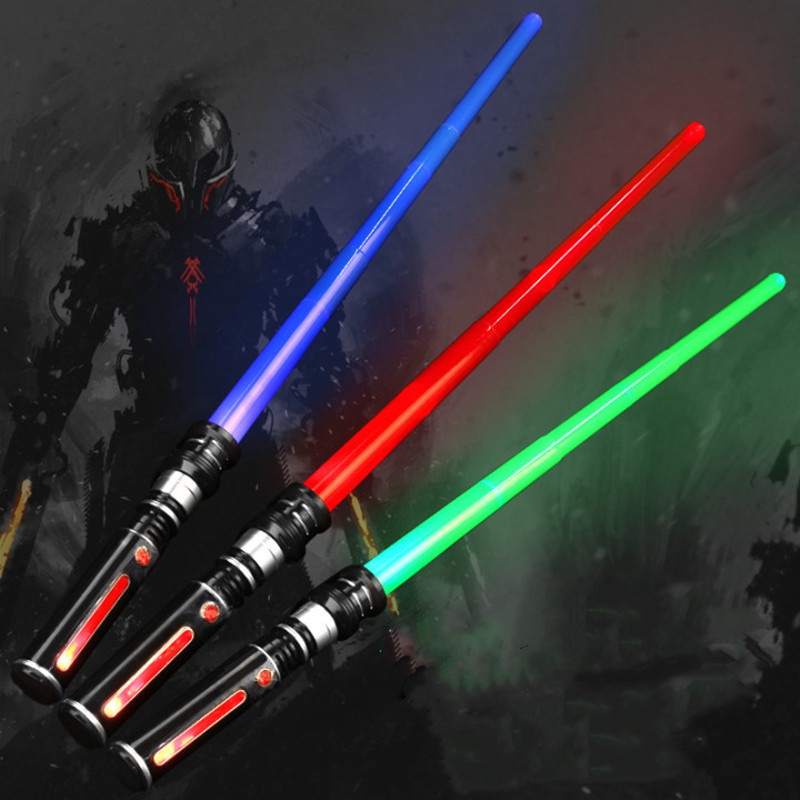 Cosplay Star Wars Sable De Luz Juguete LED Sonido Espada Jedi Luminoso  Darth Vader Figurita Fiesta Proveedor Props Niños Regalo
