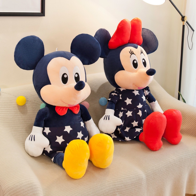 Mu eca Estrella Mickey Peluche Minnie Mouse Grande Pareja Juego De