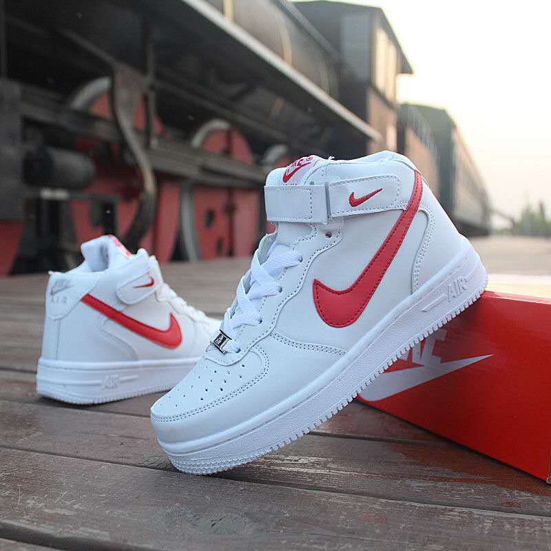 Nike air force 1 Ready Stocks Flat High Cut Sneakers Men Women White Outdoor Sports Running Shoes Basketball Shoe Shopee Colombia