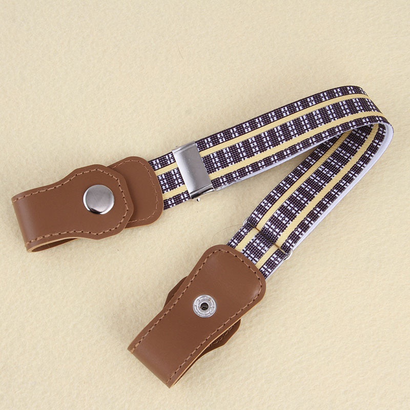 Cinturón Elástico Sin Hebilla Para Niños - Ajustable, Invisible, Talla M (hasta 65cm Cintura)