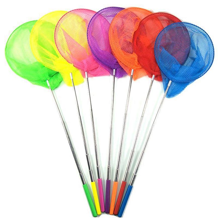 Artibetter Red De Pesca De Insectos Telescópica Para Niños | Captura De Mariposas, Peces Y Bichos | Poste De Acero Inoxidable De 65 Cm | Malla De Nylon Resistente | Juguete De Naturaleza Y Aventura