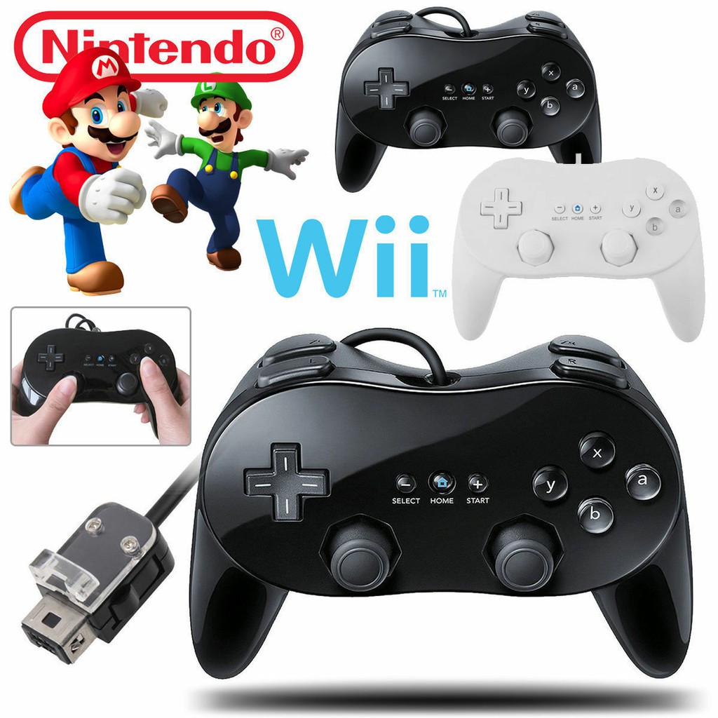 Mando con cable para juegos clásicos de Nintendo Wii, accesorios de  entretenimiento