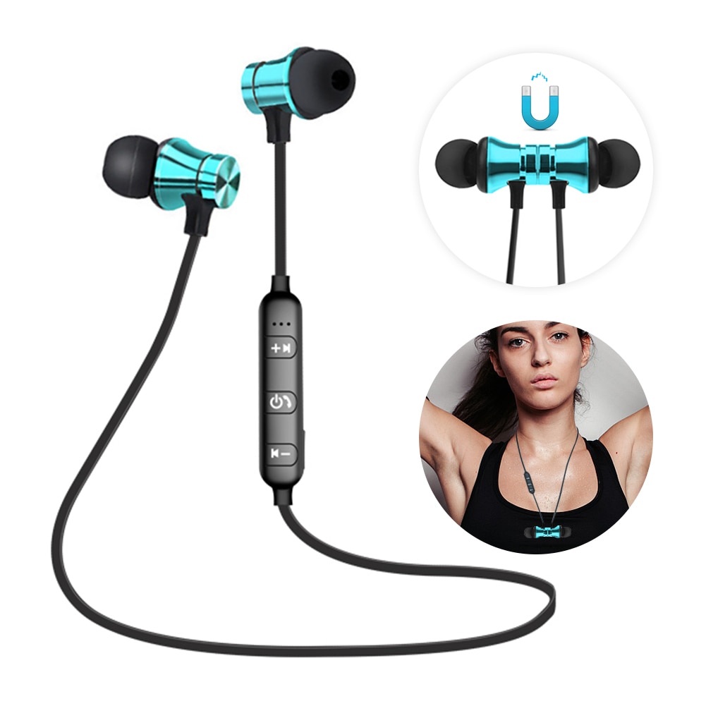 Aud fonos inal mbricos magn ticos con Bluetooth aud fonos deportivos con cuello