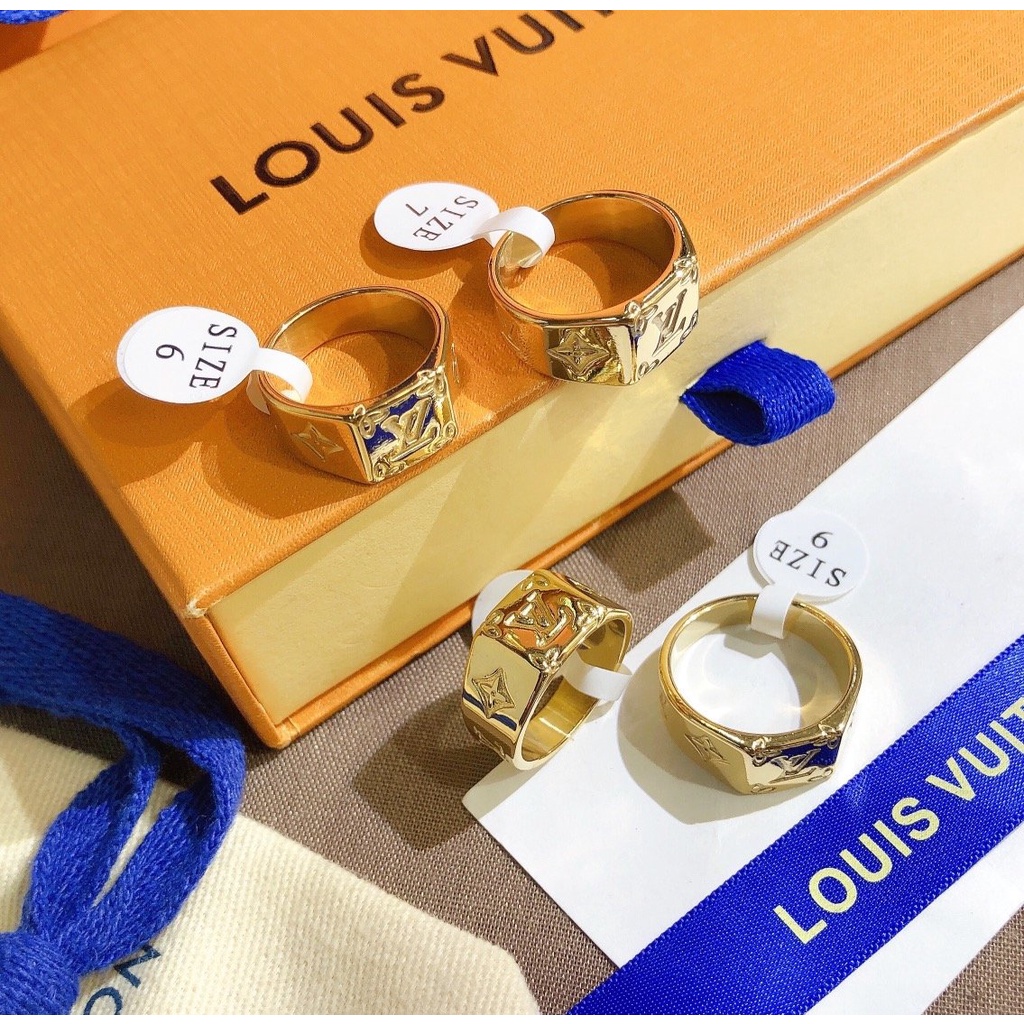 LOUIS anillos De Diseño VUITTON Aman Los Anillos De Compromiso Del Anillo  De Diseño Para Las Mujeres 925 Para Hombre De Plata De Ley Oro Y Diamantes  M1 De 8,69 €