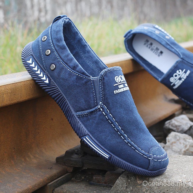 Zapatilla Lona Denim Azul Hombre