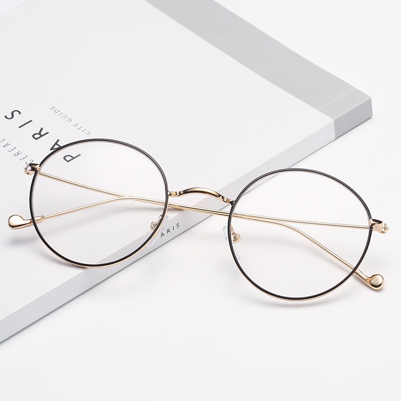 Lentes de miopia redondos con receta para mujer lentes de Metal 1.56 indice de refraccion lentes miopes Shopee Colombia