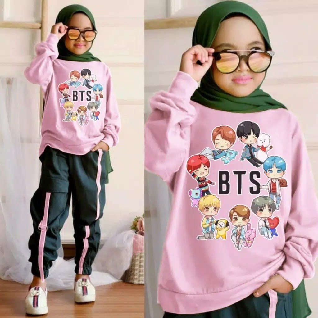 Shenmyprint Set Bts Rika Traje de ninos Ropa para ninas Traje de ninos Ropa infantil Shopee Colombia
