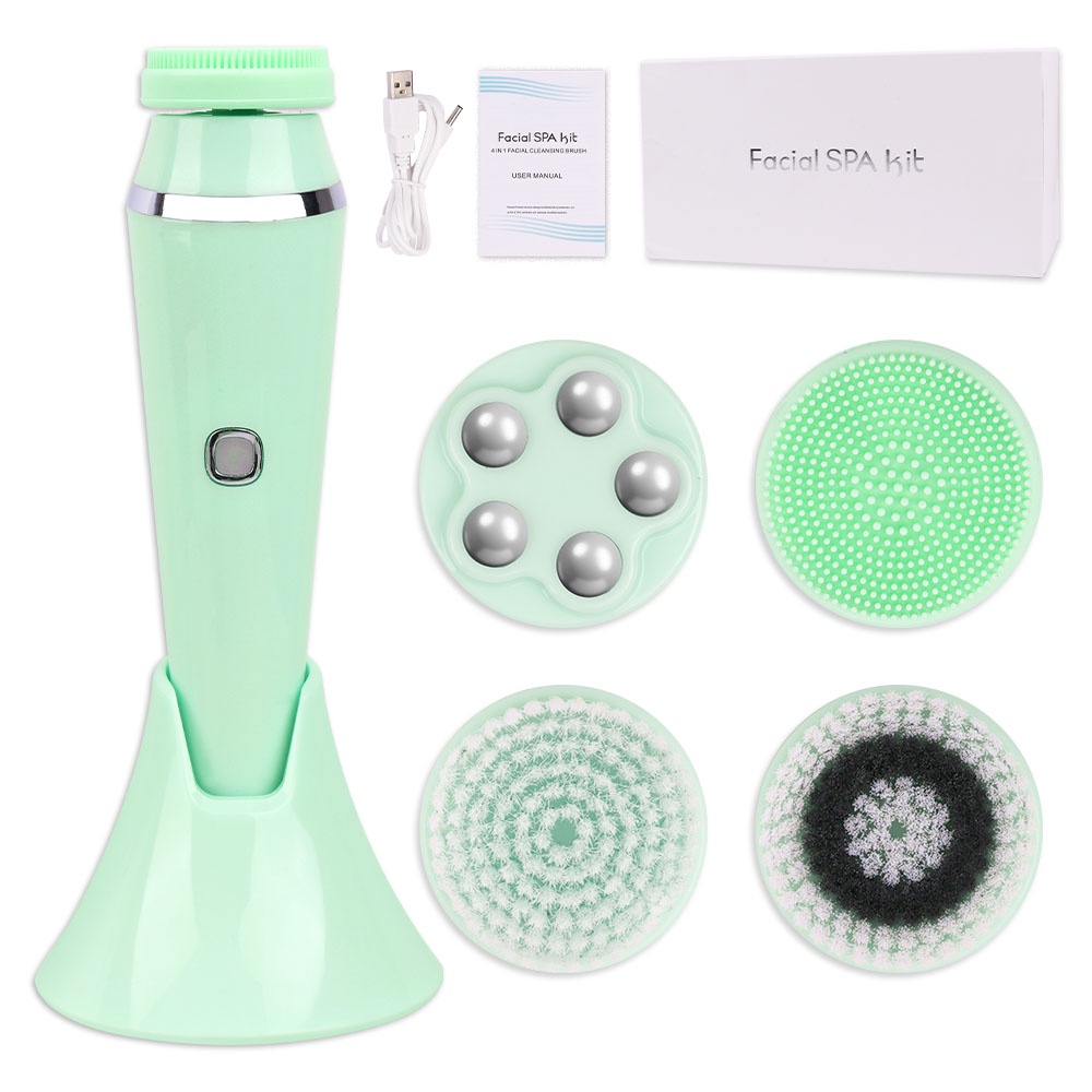 Cepillo Limpiador Facial Masajeador Exfoliante Eléctrico Spa