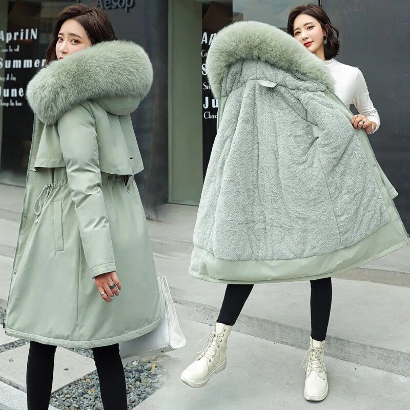 Parka Mujer Larga Invierno