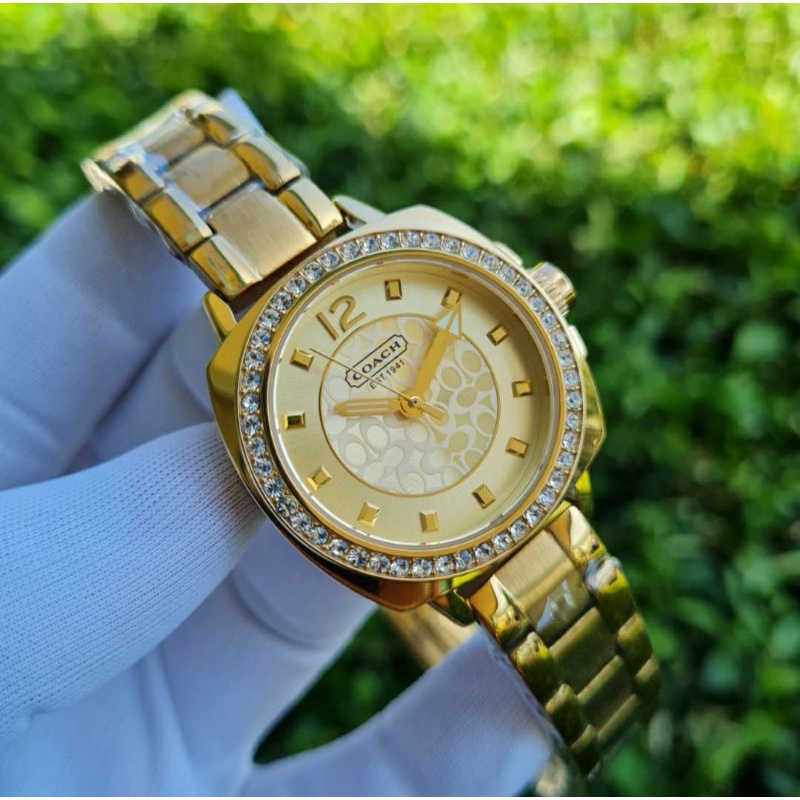 Limited acero inoxidable 35mm Fullset Original Coach marca relojes de mujer
