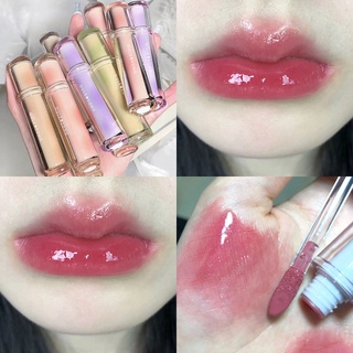 Dragon Ranee Plumping Clear Lip Gloss Mirror Glaze Agua Vidrio Brillo Labial  Líquido Maquillaje