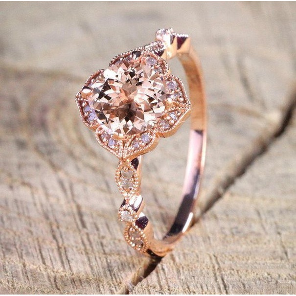 Anillos de boda de oro online rosa