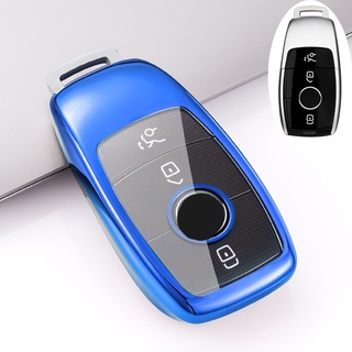 Mercedes Funda llave coche Azul 