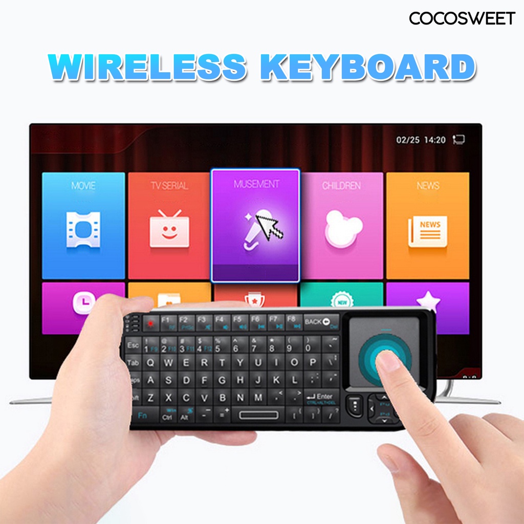 k808 teclado inalambrico 3 en 1 funcion plug play retroiluminacion mini 2.4g air mouse touchpad teclado para smart tv Shopee Colombia