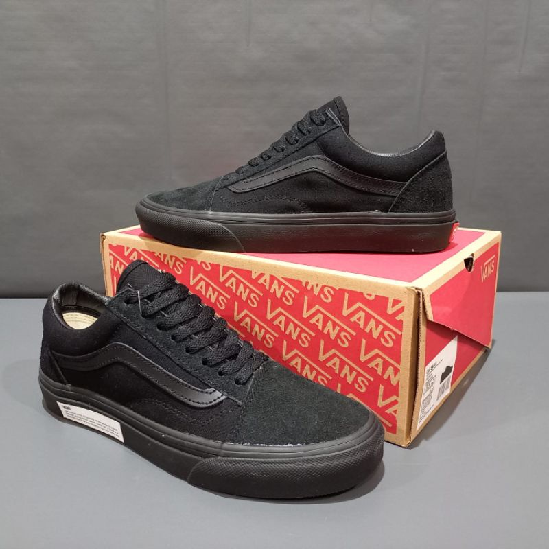 Zapatos de los hombres zapatillas de deporte de los hombres zapatos VANS OLD SKOOL FULL negro zapatos originales hombres mujeres Shopee Colombia