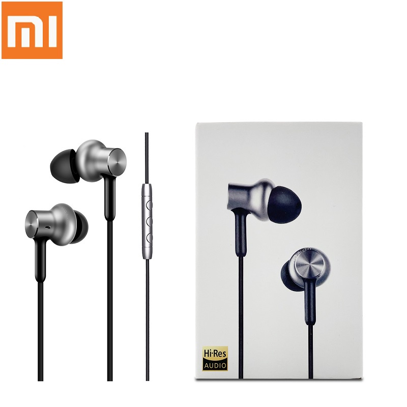 Original xiaomi In Ear Hybrid Pro HD 3.5mm Auriculares Con Cancelaci n De Ruido Mis Micr fono Para mi6 Redmi 4 5 note 7 8pro