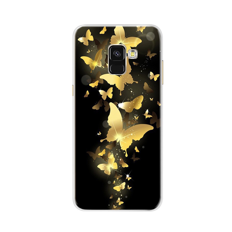 Funda De silicón suave Tpu con estampado Para Samsung Galaxy A8 (2018 ...