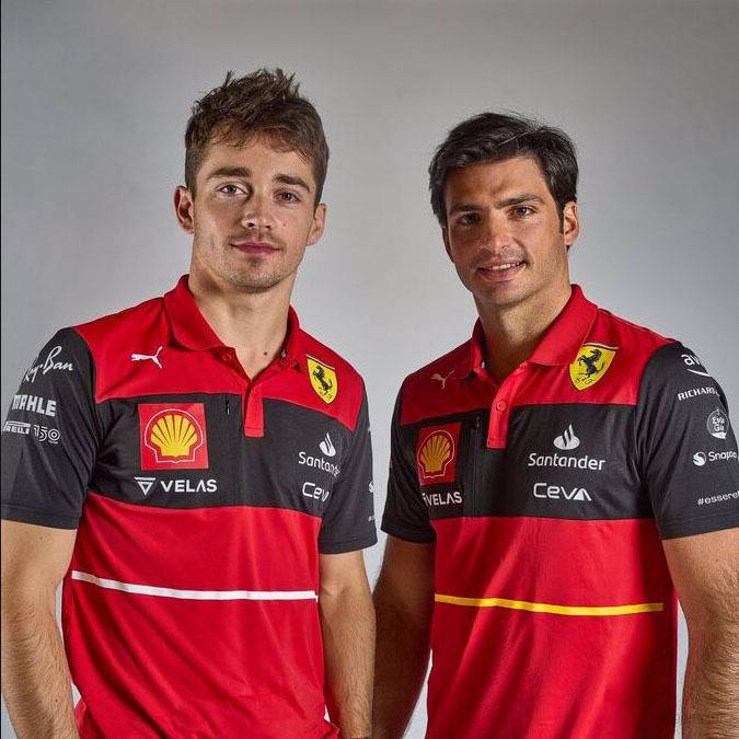 Camisas Tipo Polo Scuderia Ferrari