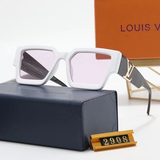 Louis Vuitton 8286 Lujo Moda Tendencia Hombres Mujeres Marco Grande Gafas De  Sol Protección UV400